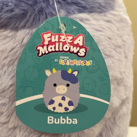 NWT 16” Bubba the Purple Cow Fuzzamallow Squishmallow - Picture 4 of 5